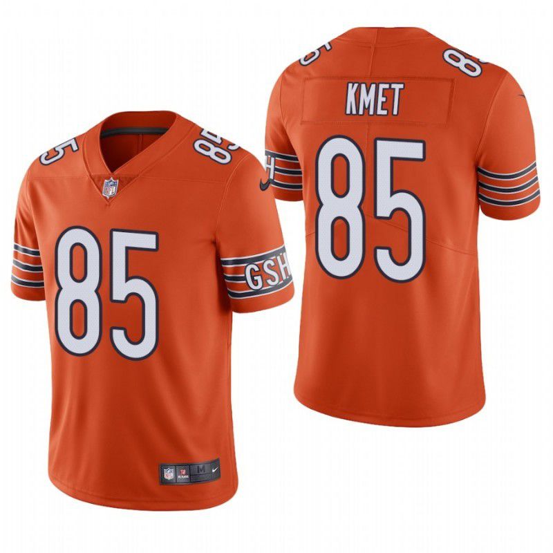 Men Chicago Bears #85 Cole Kmet Nike Orange Limited NFL Jersey